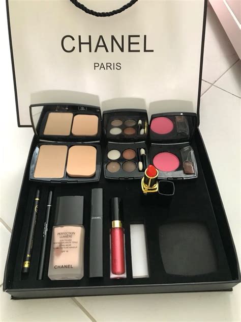 makeup kit chanel|Chanel full makeup kit.